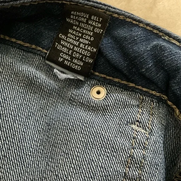 Rue21 Jeans Womens 9 Y2K Blue Skinny Ankle Low Rise Embroidered‎ Western Stretch - Picture 8 of 8